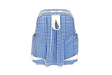 TRVL Large Backpack in Gingham Royal | Shop Bonnie Bee