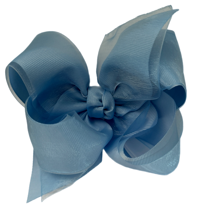 Alice Layered Organza/Grosgrain Bow