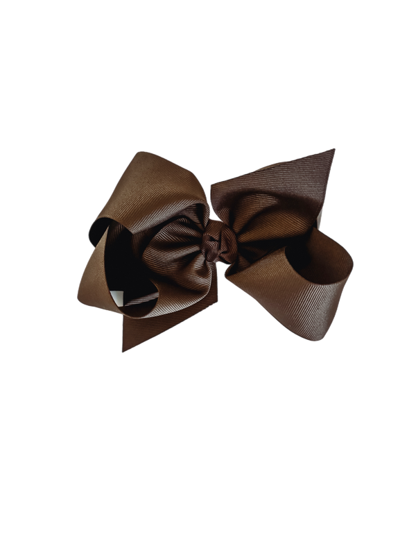 Brown Grosgrain Bow