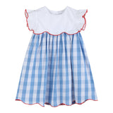 Red, White and Blue Flutter Dress - Boutique Baby Clothing | Shop Bonnie Bee