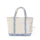 TRVL Maxi Canvas Tote - NATURAL CANVAS with Bridgehampton Trim