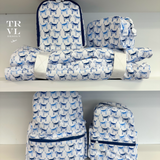 TRVL Nap Mat in Puppy Love Blue | Shop Bonnie Bee
