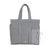 TRVL Quilted Go Go Tote - Gingham Black