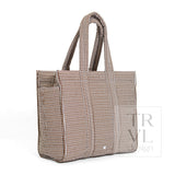 TRVL Quilted Go Go Tote - Gingham Coco – view 2