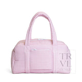 TRVL Quilted Grande Duffel - Pimlico Stripe Dusty Rose