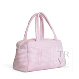 TRVL Quilted Grande Duffel - Pimlico Stripe Dusty Rose – view 3