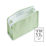 ROADIE LARGE Zip Pouch - GINGHAM MIST