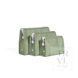 TRVL Roadie Large Zip Pouch - Gingham Moss – view 3