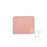TRVL Roadie Large Zip Pouch - Pimlico Stripe Rust