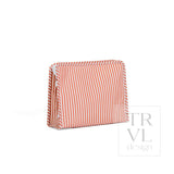TRVL Roadie Large Zip Pouch - Pimlico Stripe Rust – view 2