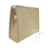 TRVL Roadie Large Zip Pouch - Rodeo Check Hay – view 2