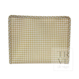 TRVL Roadie Large Zip Pouch - Rodeo Check Hay
