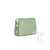 TRVL Roadie Medium Zip Pouch - Gingham Moss – view 2