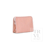 TRVL Roadie Medium Zip Pouch - Pimlico Stripe Rust – view 2