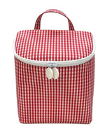 TRVL Take Away Insulated Lunch Bag in Gingham Red | Shop Bonnie Bee