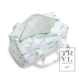 TRVL Weekend Duffel in Gingham Sky | Shop Bonnie Bee