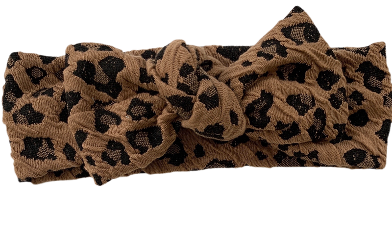 Cheetah Knit Headband