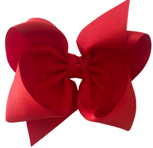 Red Grosgrain Bow